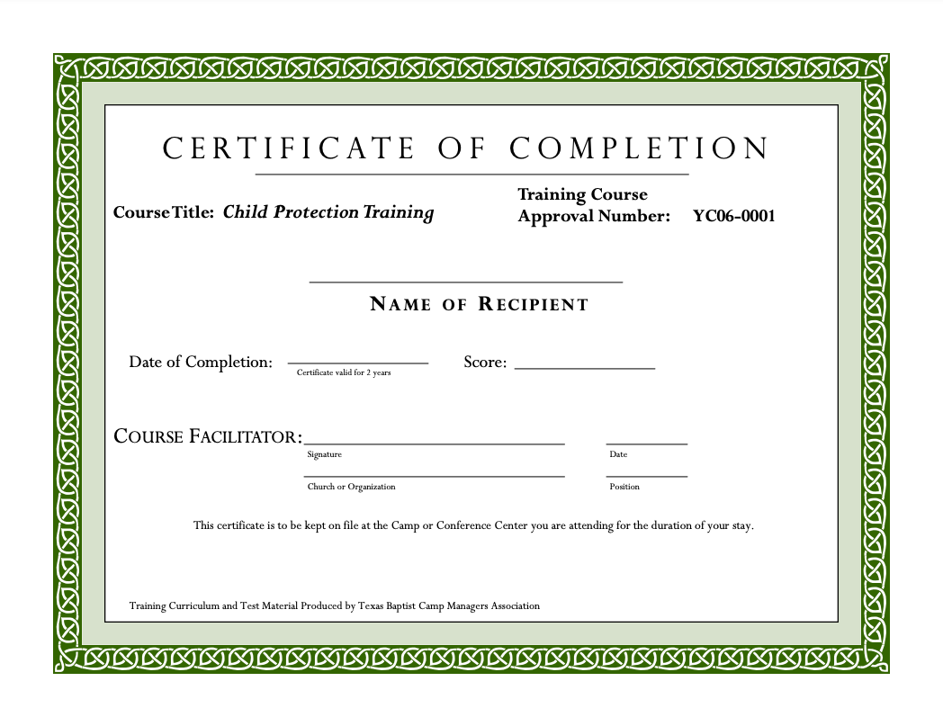 Child Protection Training CentriKid Camps